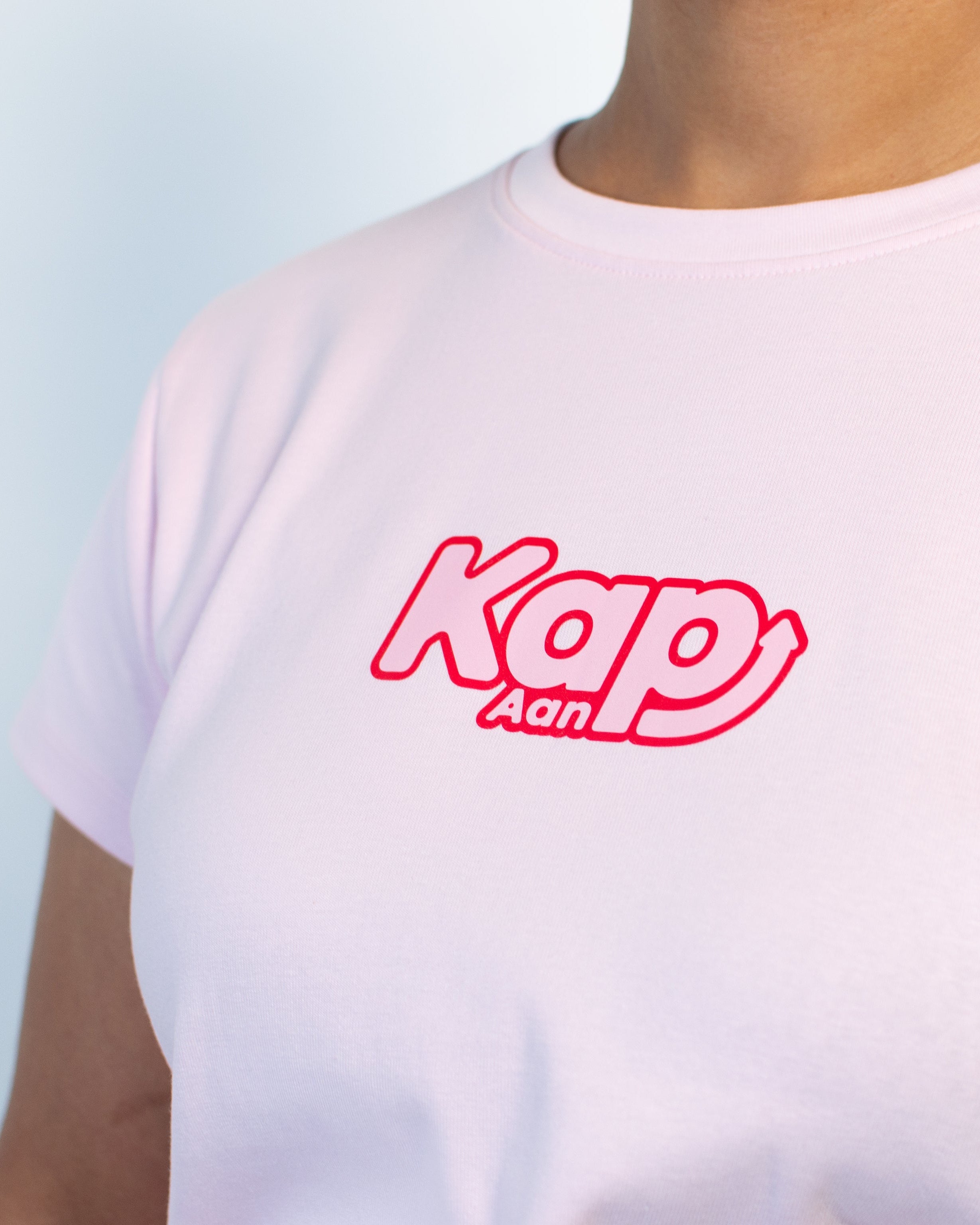 Kap Aan T-shirt - Baby Pink