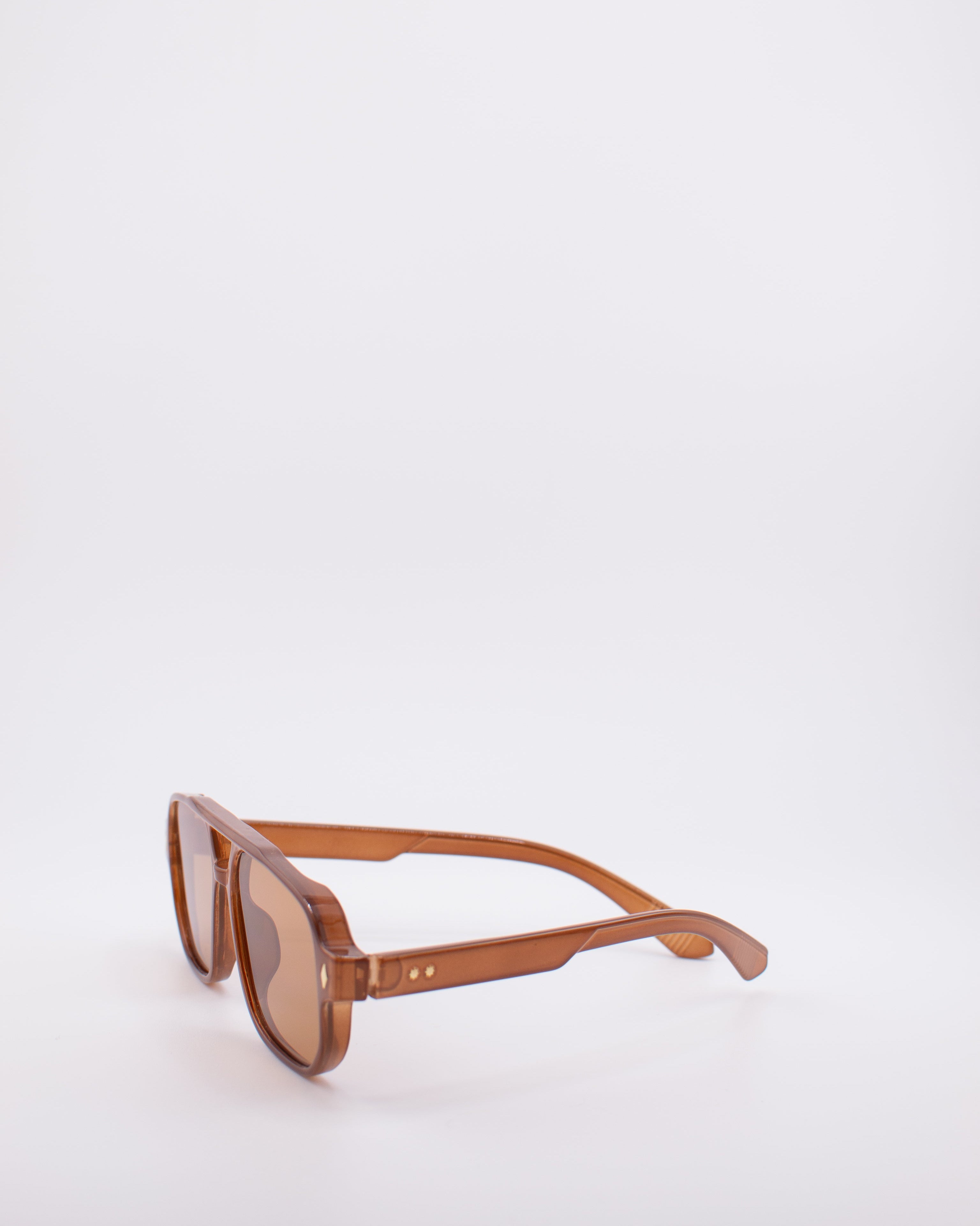 Chestnut Double Bridge Sunglasses