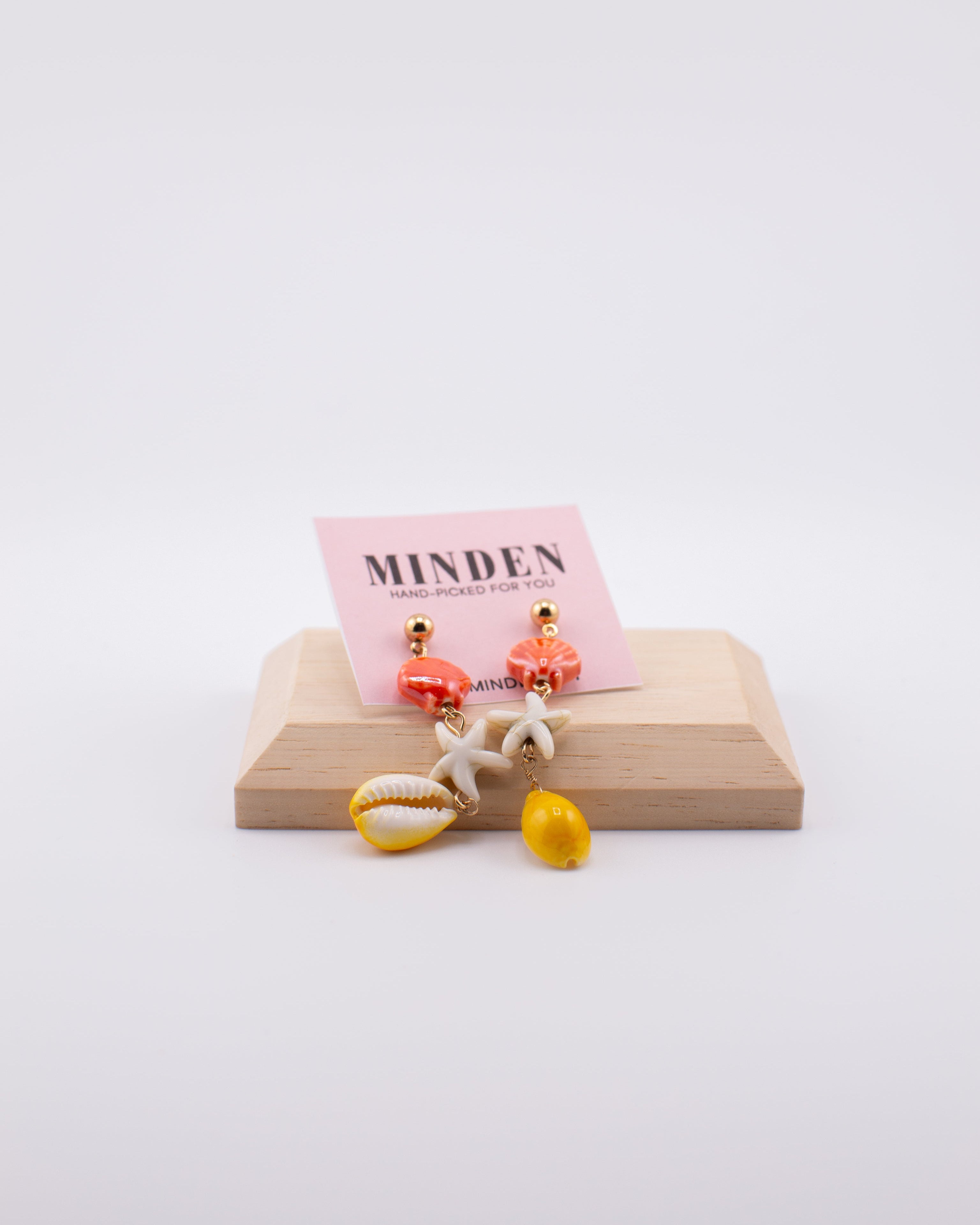 Tangerine Shelly Earrings