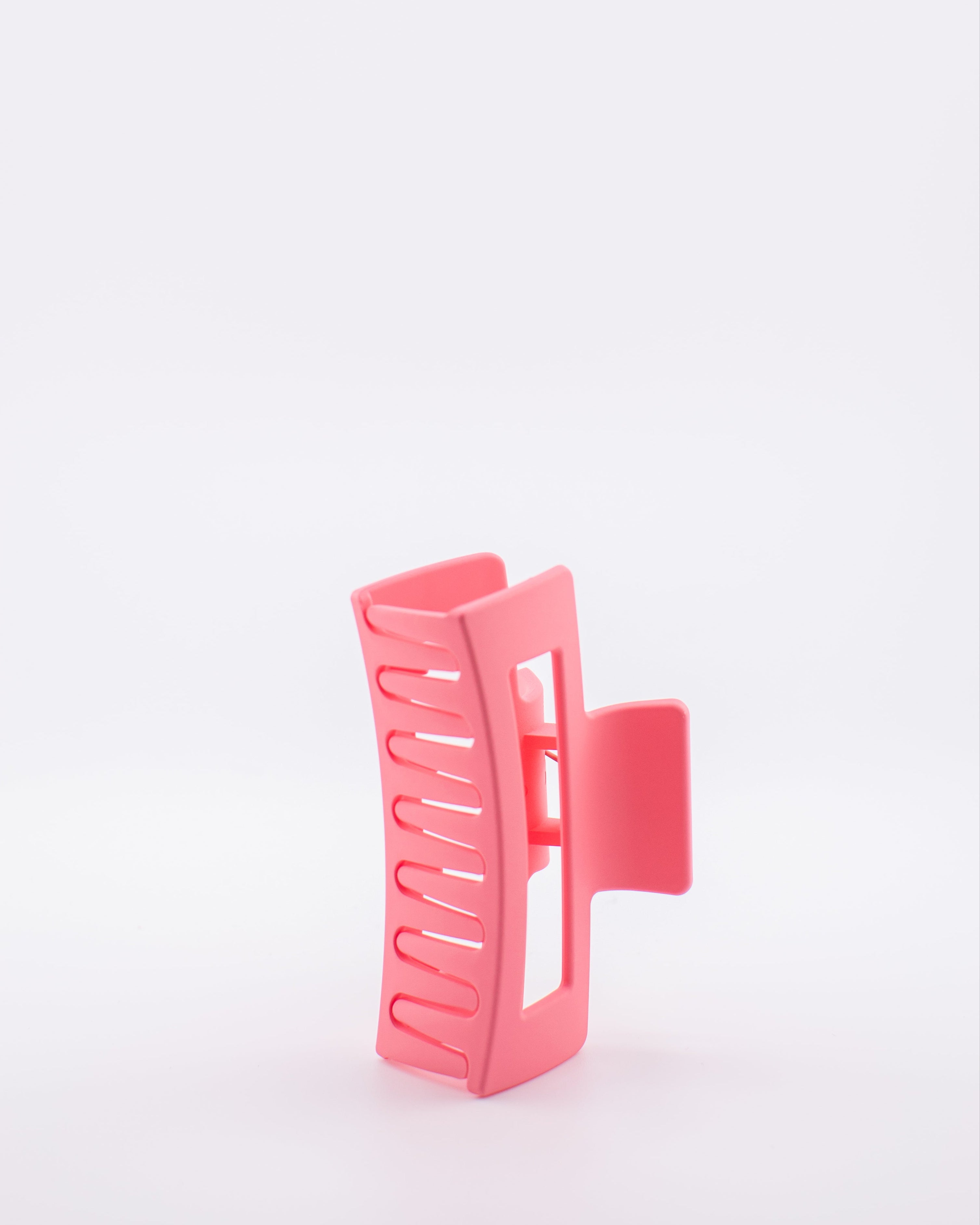 Candy Pastel Coral Pink Claw Clip