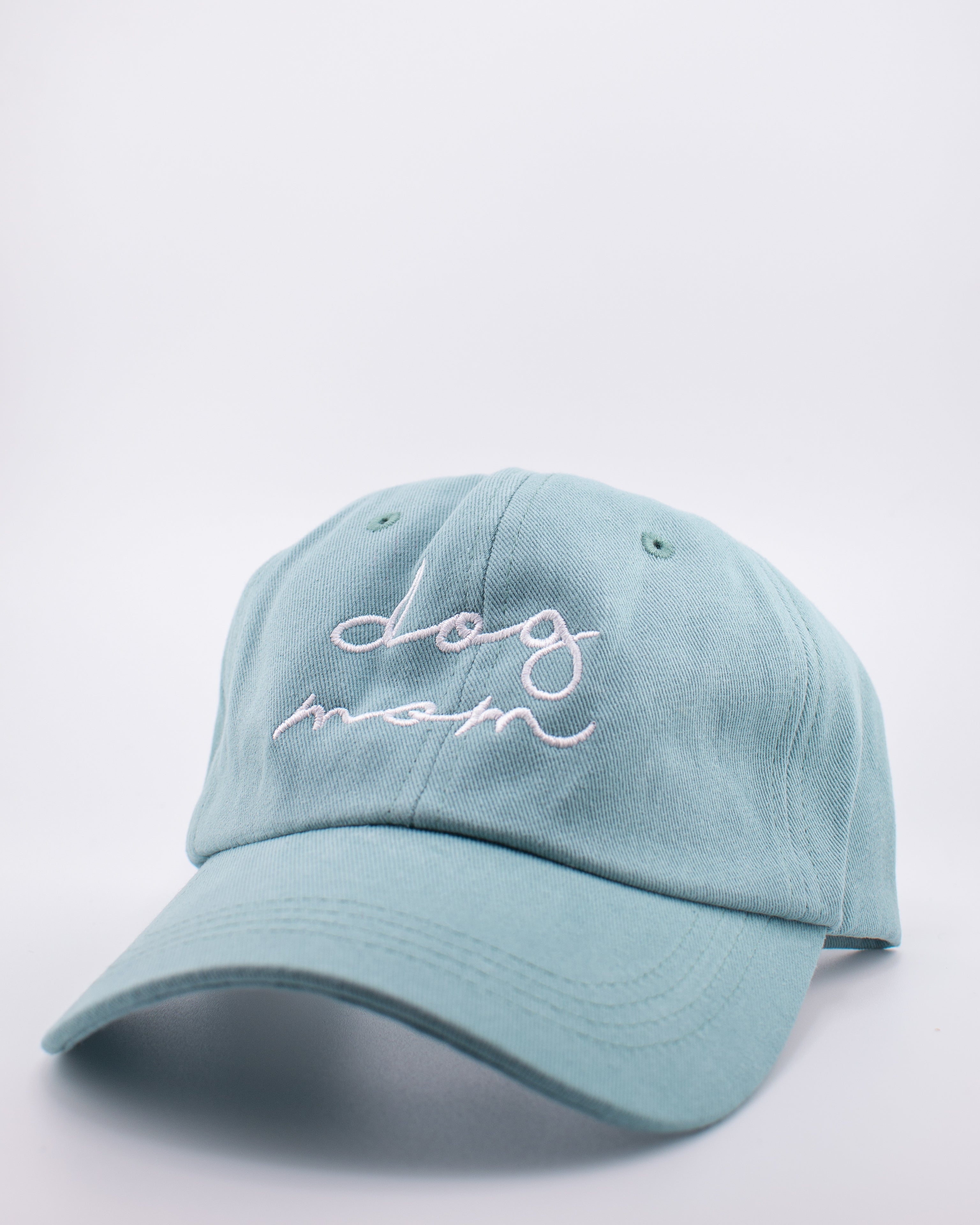 Dog Mom Baseball Cap- Sea Green