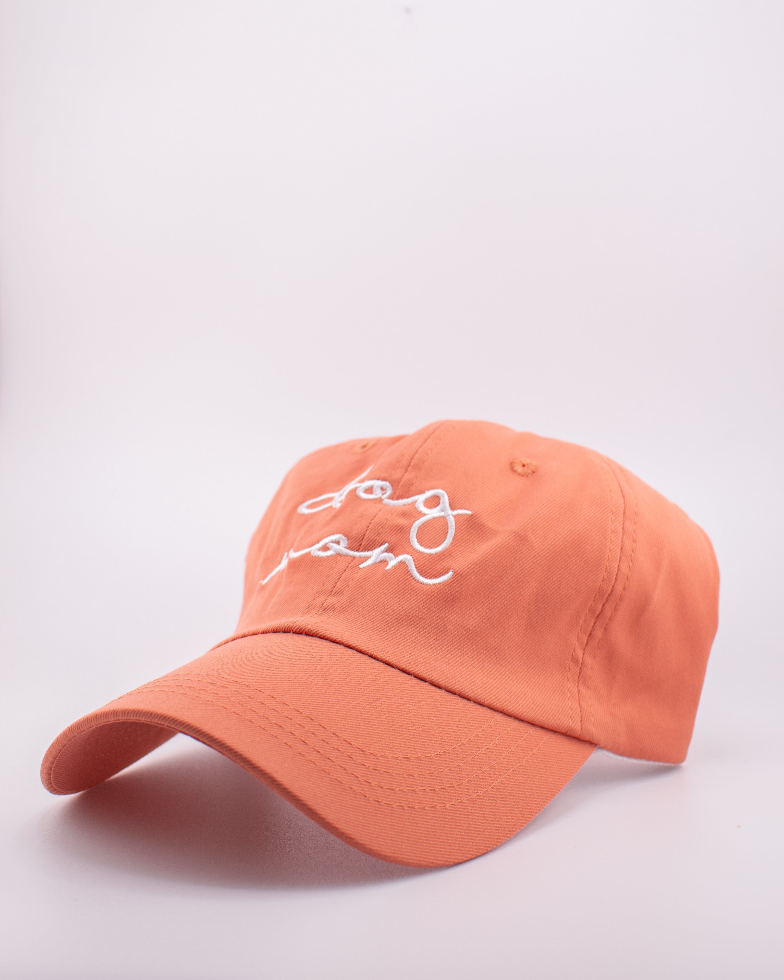 Dog Mom Baseball Cap- Orange