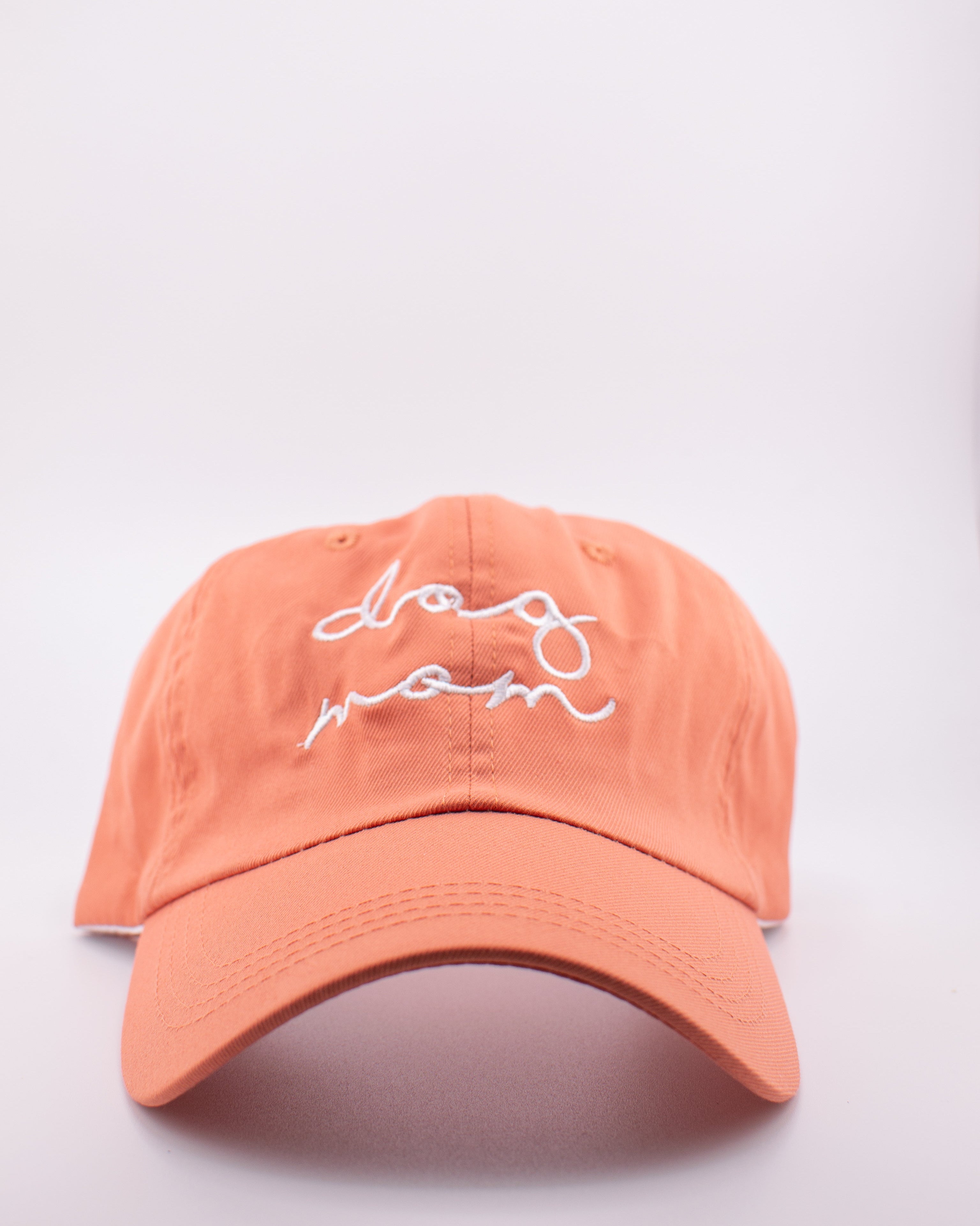 Dog Mom Baseball Cap- Orange