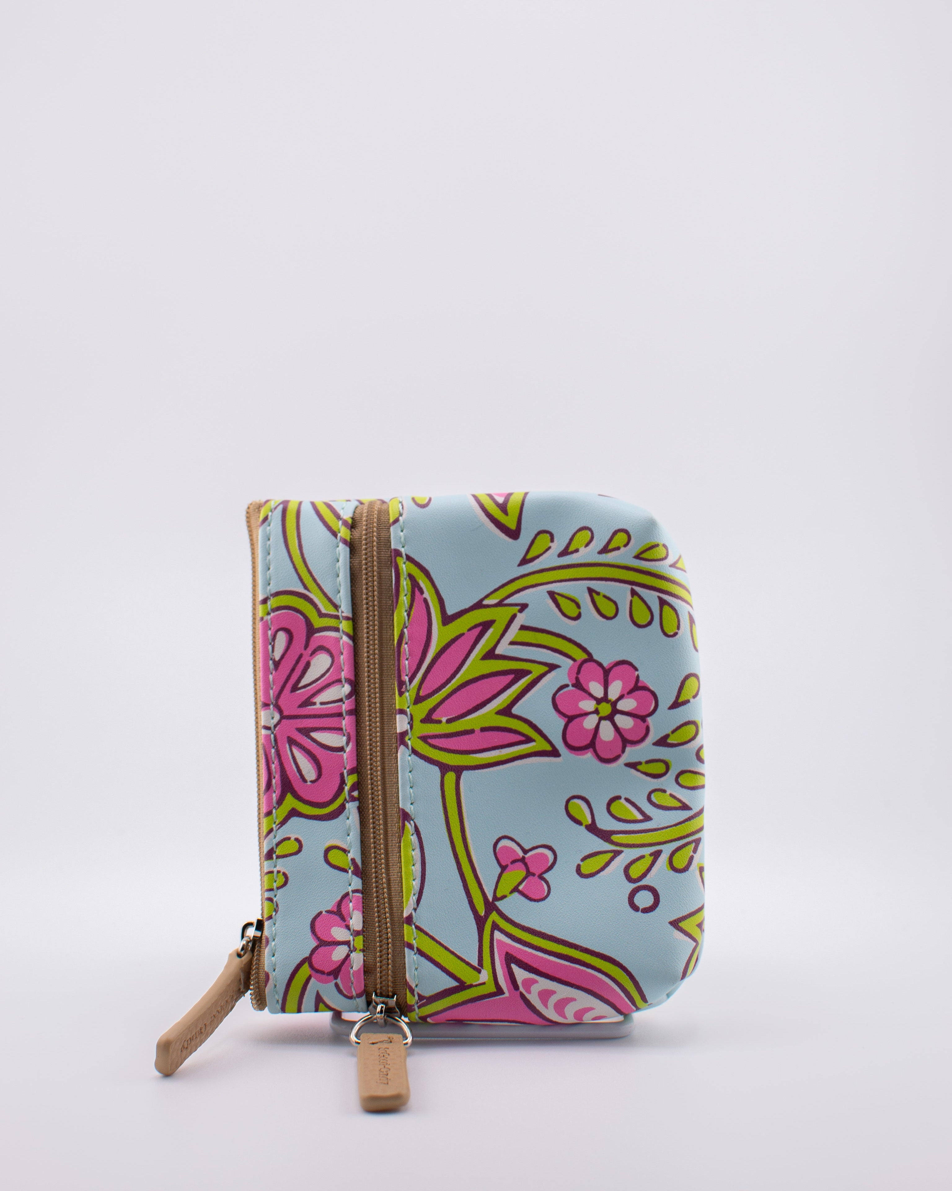 Mint Flower Pattern Coin Purse