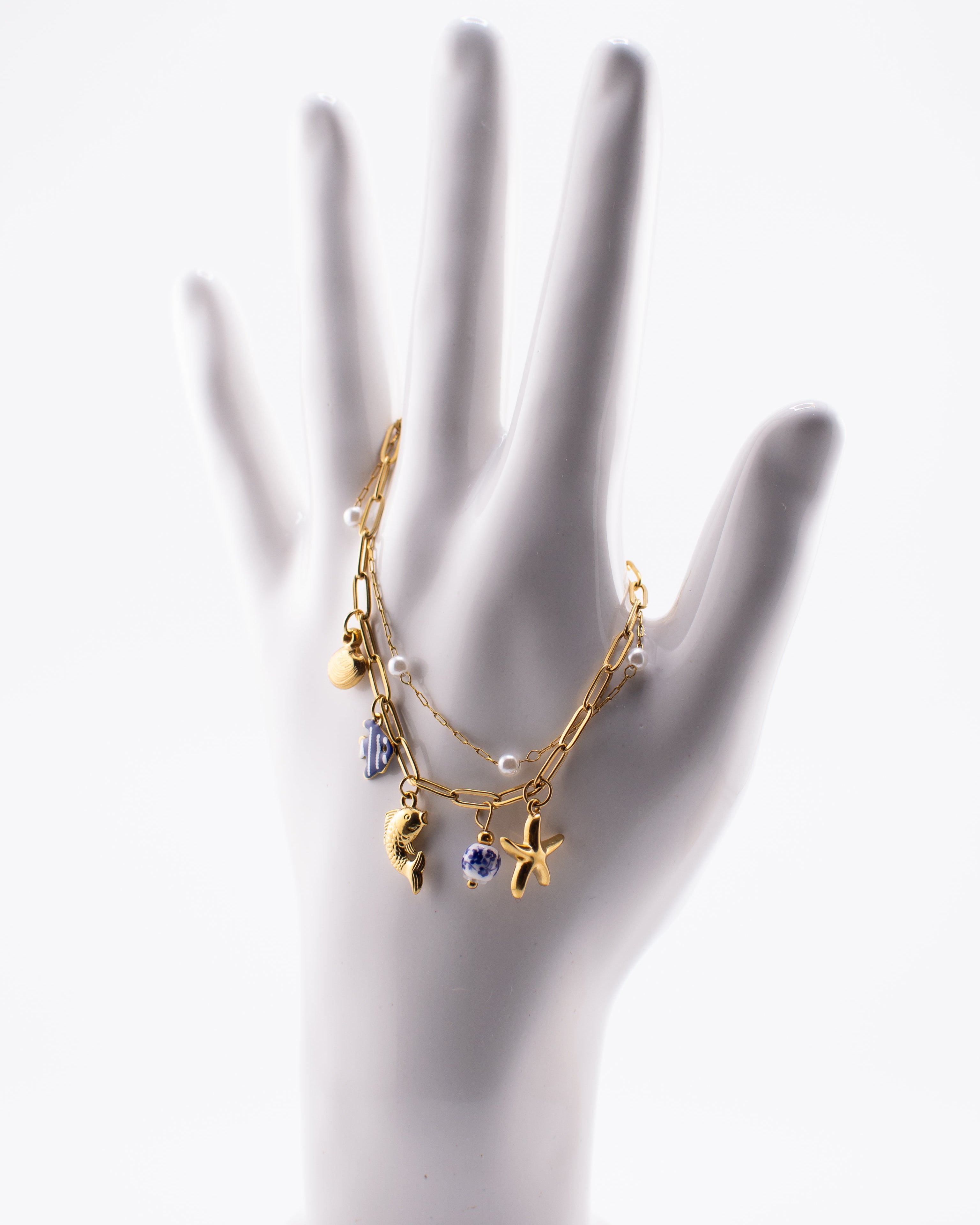 Oh So Charmed 18k Gold Plated Bracelet