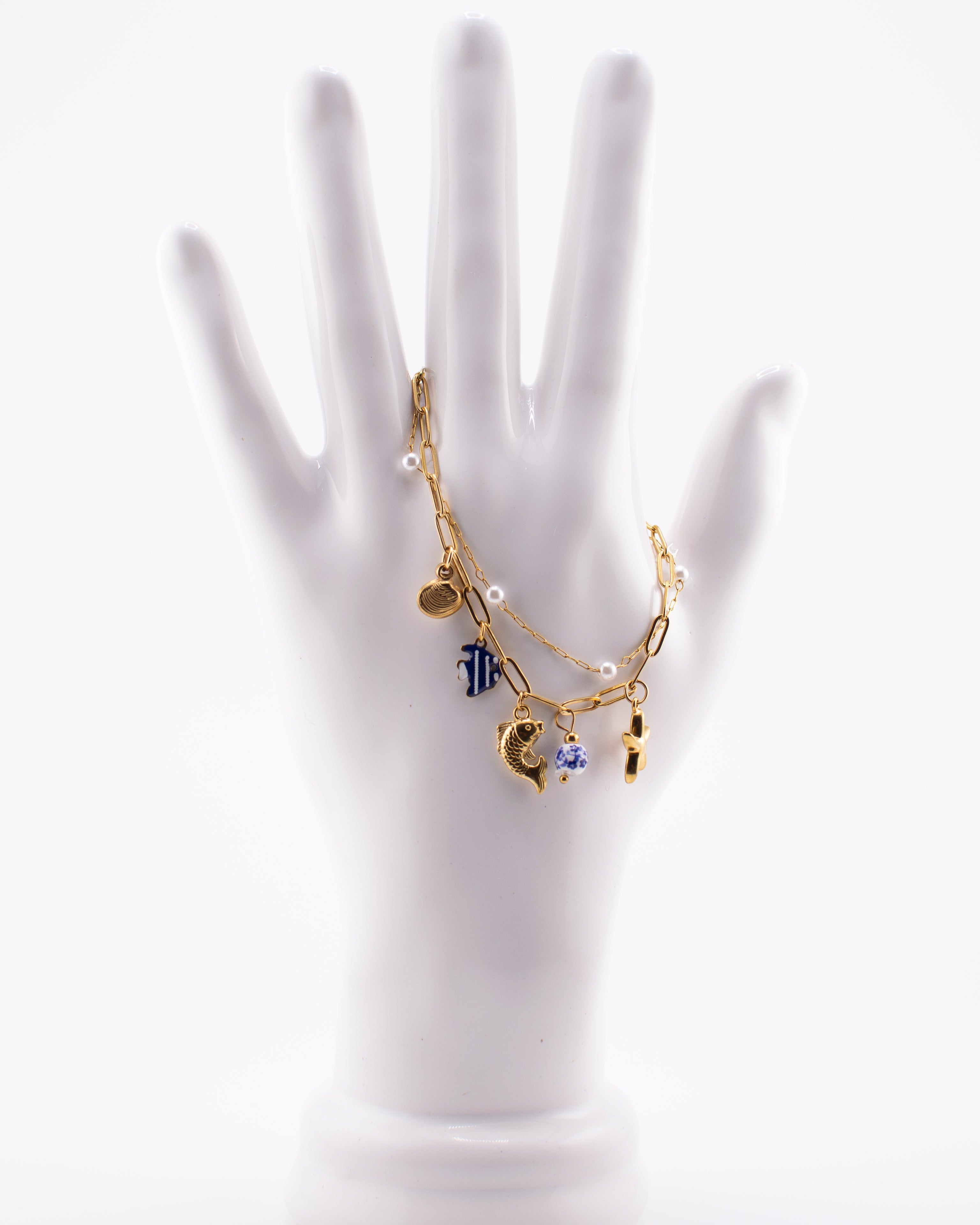 Oh So Charmed 18k Gold Plated Bracelet