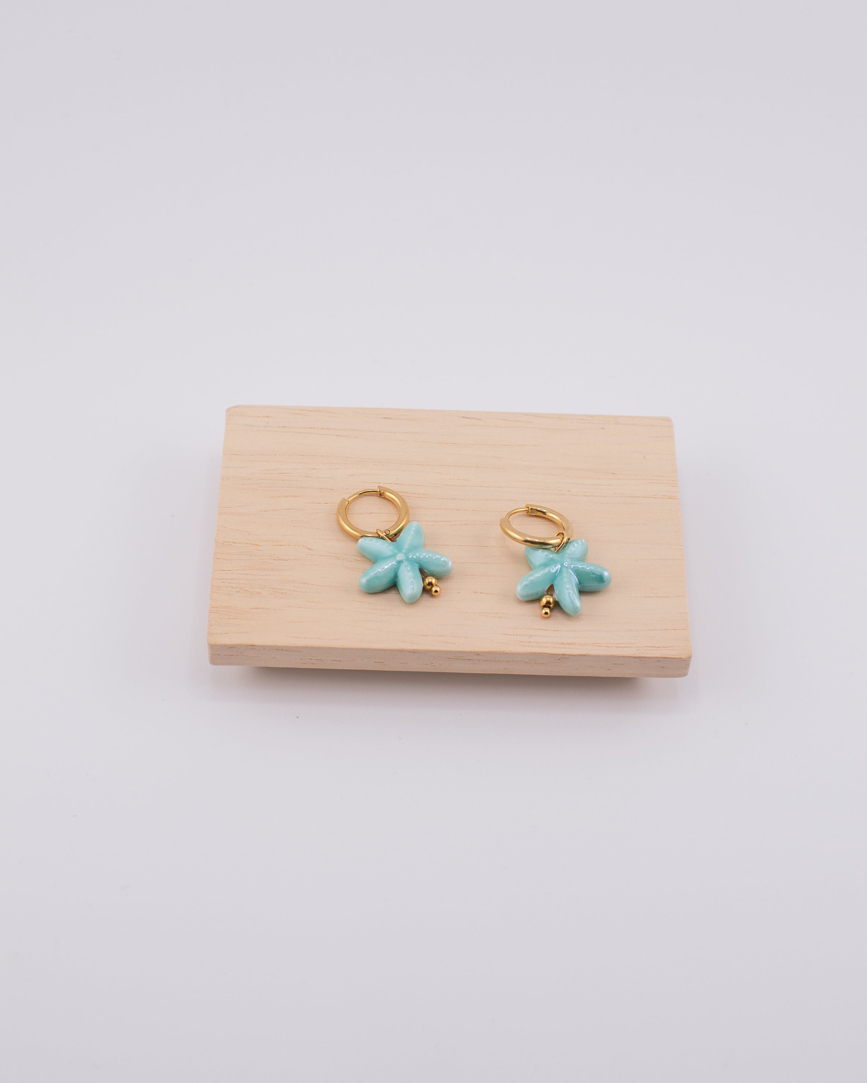 Turquoise Starfish Earrings