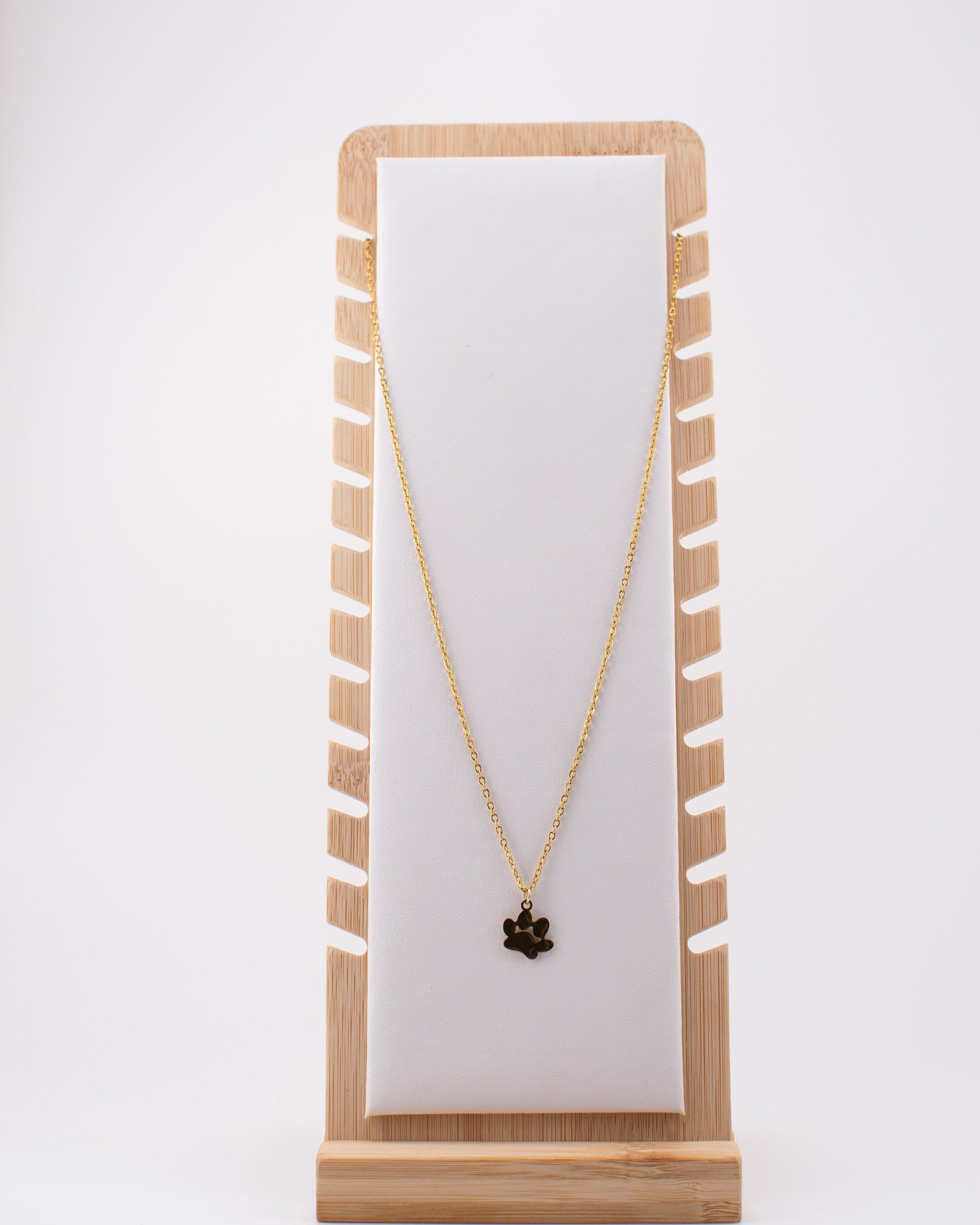 18K Gold Plated Dog Paw  Necklace