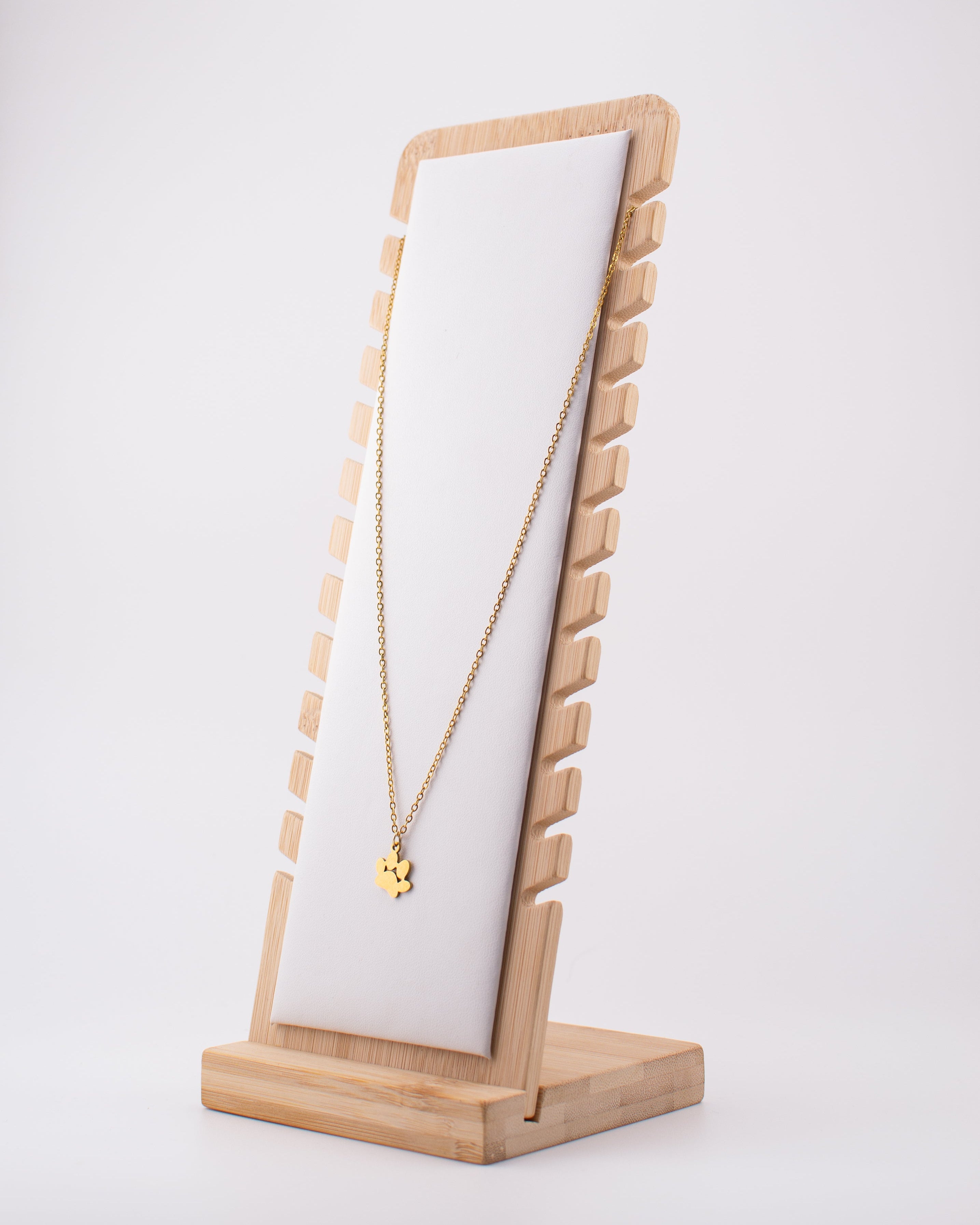 18K Gold Plated Dog Paw  Necklace